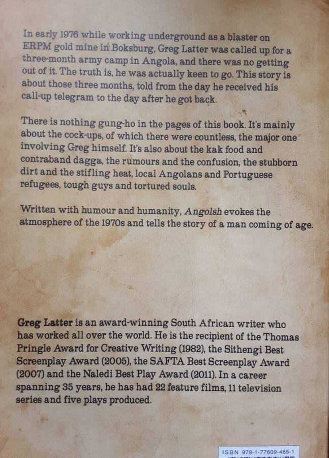 Angolsh, Scenes from an Army Camp by Greg Latter