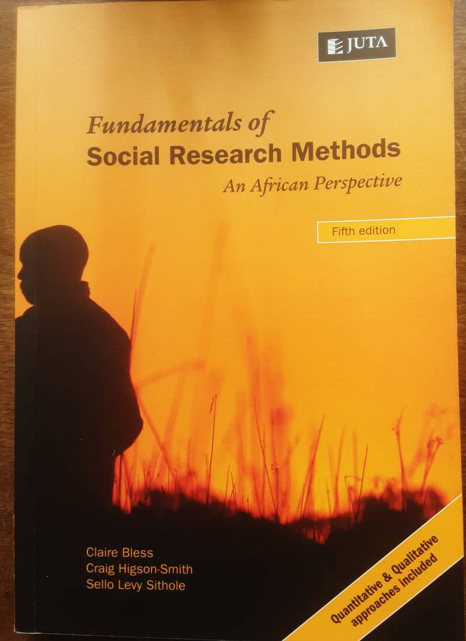 Fundamentals of Social Research Methods An African Perspective 5th Edition by Bless, Smith, Sithole