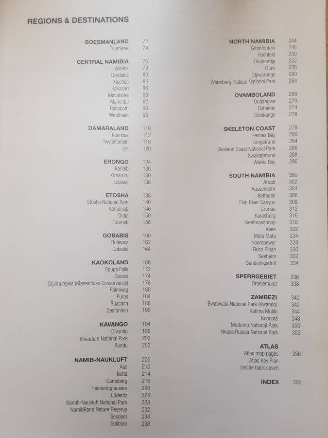 Namibia Self Drive Guide Edition 2 by Tracks 4 Africa plus 4 stand alone maps