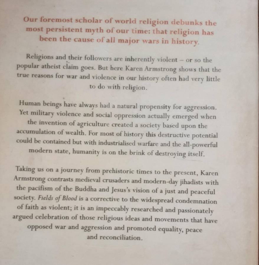 Fields of Blood, Religion and the History of Violence by Karen Armstrong