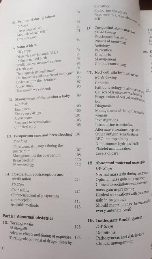 Obstetrics in Southern Africa 2nd Edition by H S Cronje & C J F Grobler