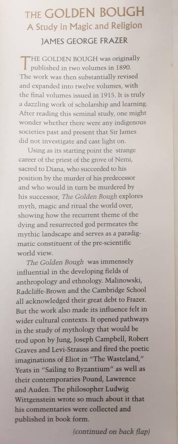 The Golden Bough A Study in Magic and Religion by James George Frazer