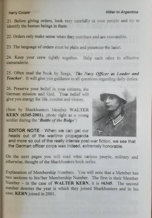 Hitler in Argentina The Documented Truth of Hitler's Escape from Berlin by Harry Cooper