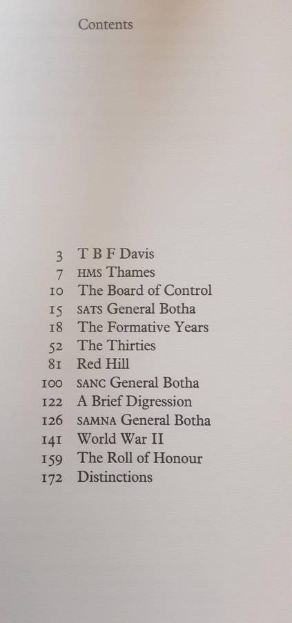 A Name Among Seafaring Men A History of the Training Ship General Botha by Wilhelm Grutter