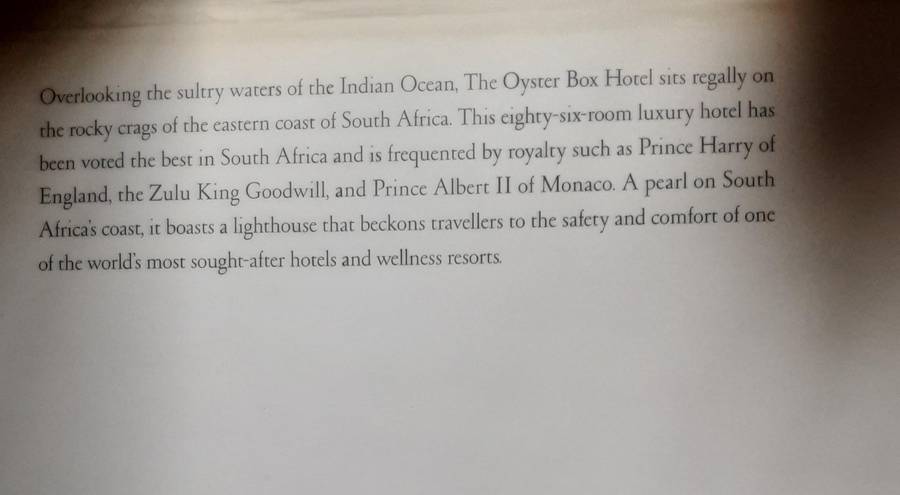 The Oyster Box Hotel A Love Story by Jane Broughton