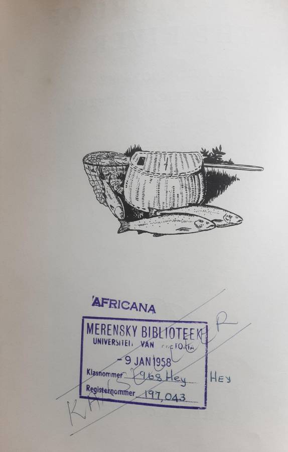 The Rapture of the River The Autobiography of a South African Fisherman by S A Hey **Scarce **