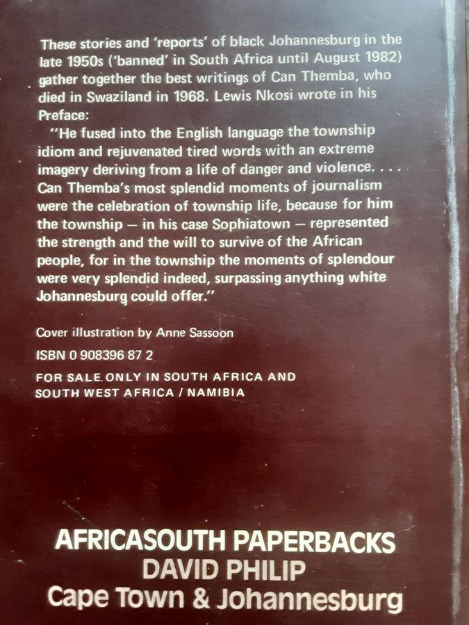 The Will To Die by Can Themba