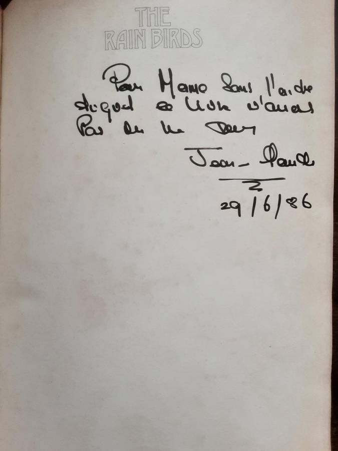 The Rain Birds A Take of a Thousand Hills by Jean Claude Baissac ***Signed Copy ***