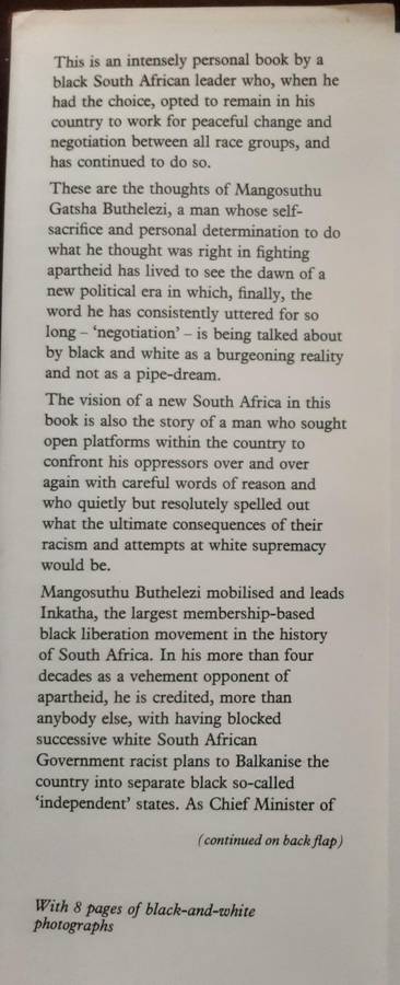 South Africa My Vision of the Future by Mangosuthu G Buthelezi