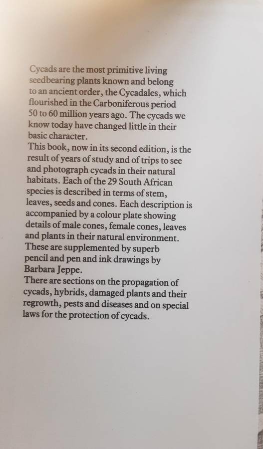 Cycads of South Africa  by Cynthia Giddy