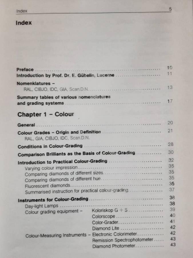 Diamond Grading ABC Handbook of Diamond Grading by Verena Pagel Theisen