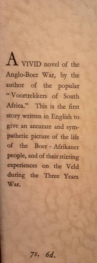 Sarie Marais A Romance of the Anglo Boer War by Manfred Nathan