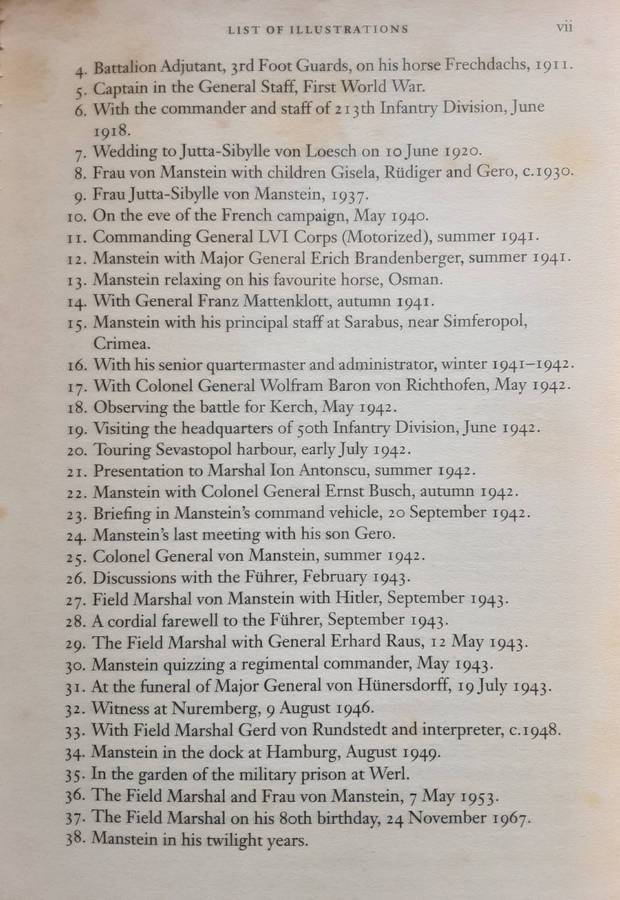 Manstein Hitler's Greatest General by Mungo Melvin