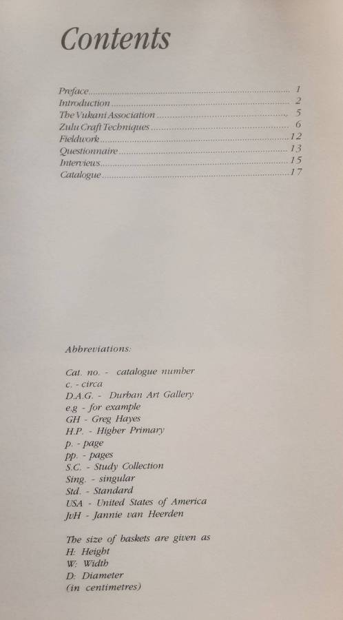 Ukusimama Kwamasiko Cultural Survival Durban Art Gallery 4 October - 14 November 1993 booklet