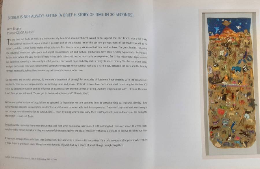 Hendrik Stroebel Recollect Art Catalogue by KZNA Gallery 2011 **Signed Copy **