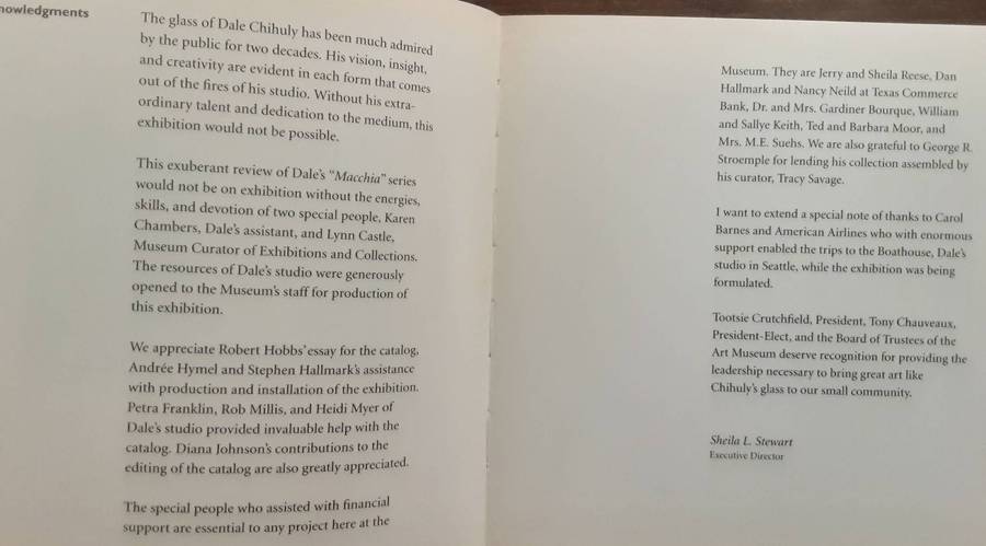 Chihuly alla Macchia from the George R Stroemple Collection essays by Robert Hobbs