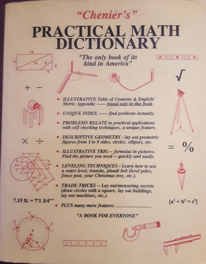 Chenier's Practical Math Dictionary