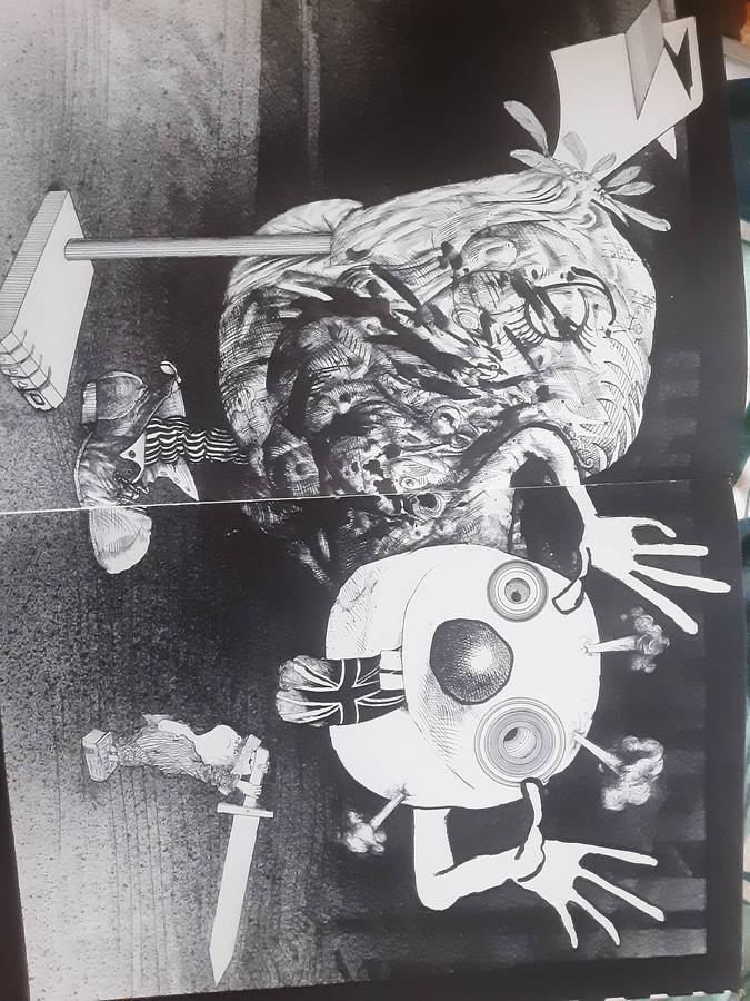 Lewis Carroll's Alice Through the Looking Glass & What Alice Found There illustrated by Ralph Steadm