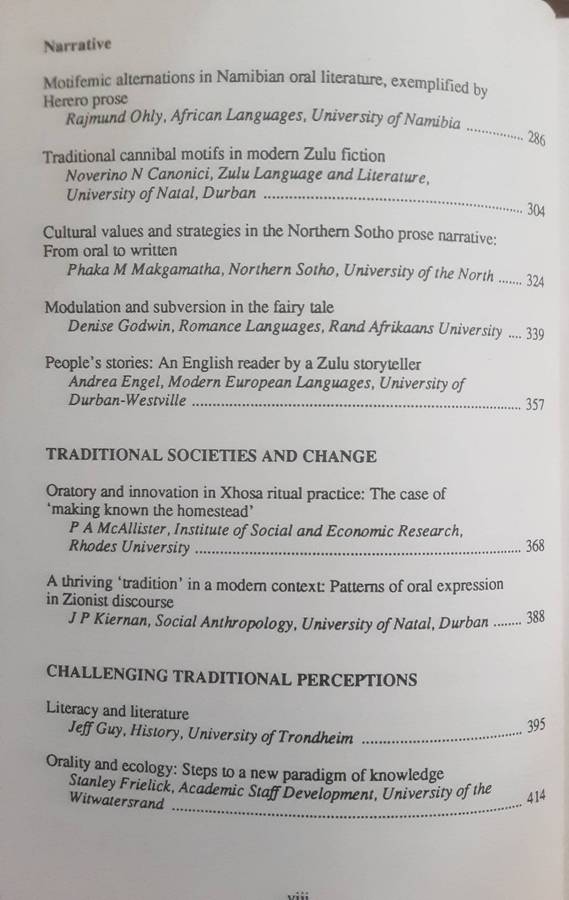 Oral Tradition & Innovation New Wine in Old Bottles? Edited by Edgard Sienaert