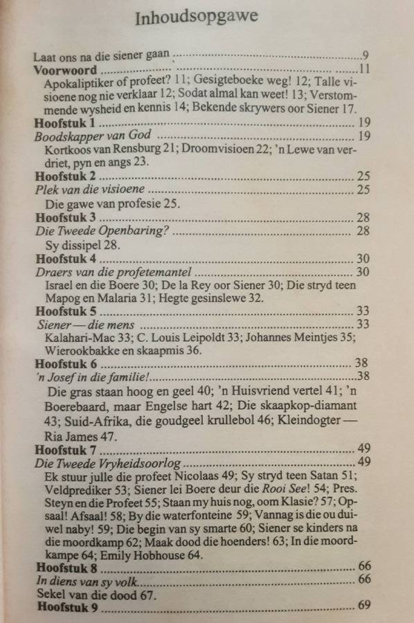 Siener van Rensburg Boodskapper van God by Adriaan Snyman