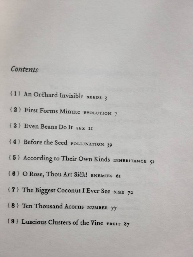 An Orchard Invisible A Natural History of Seeds by Jonathan Silvertown