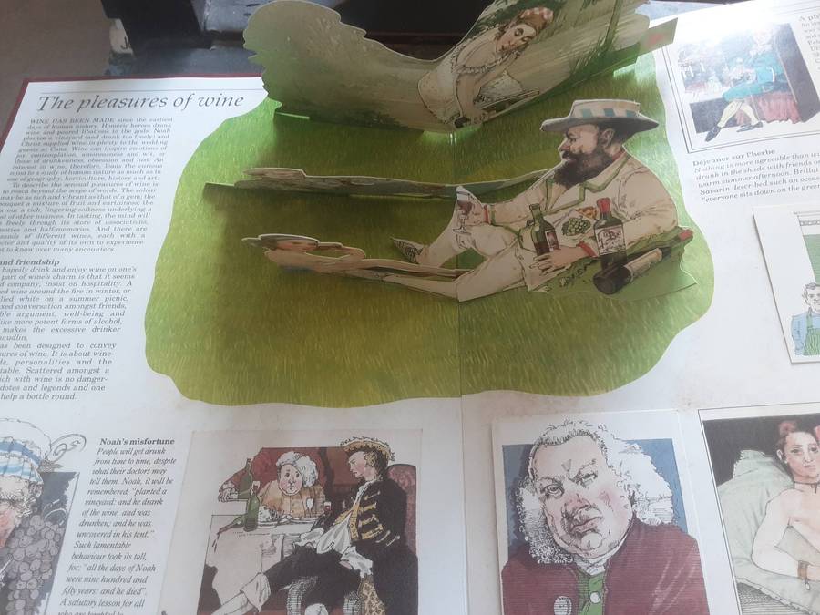 Hugh Johnson's Pop Up Wine Book with Paper Desin by Ron Van der Meer