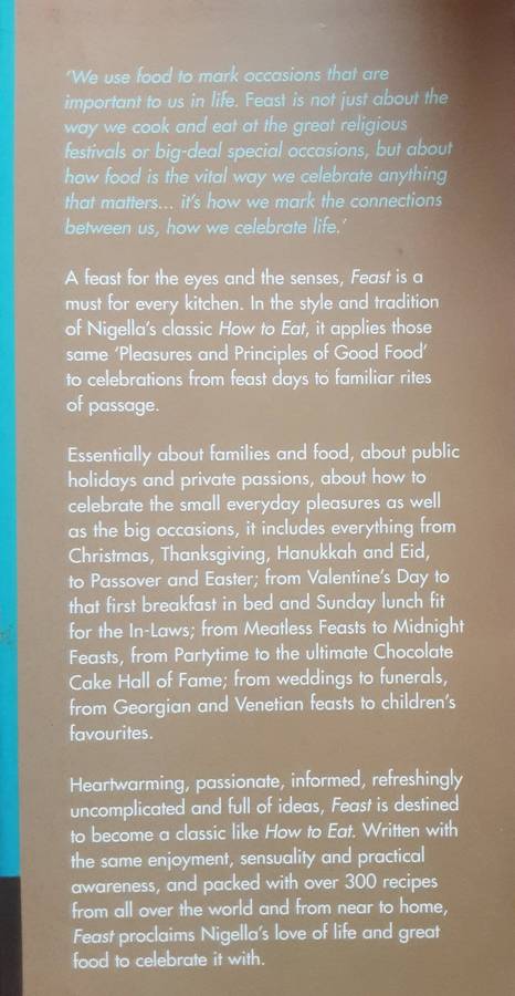 Nigella Lawson Feast Food That Celebrates Life