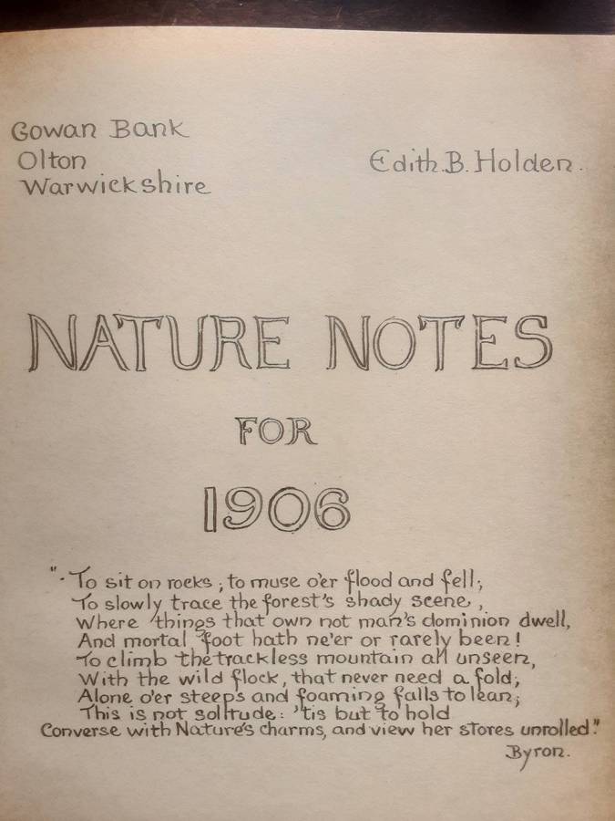 The Country Diary of an Edwardian Lady by Edith Holden