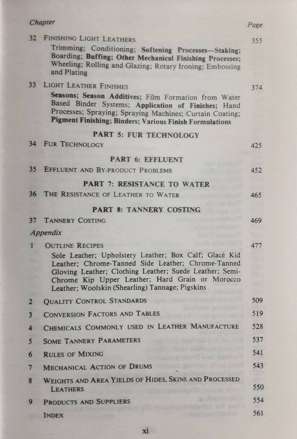 Leather Technicians Handbook by J H Sharphouse