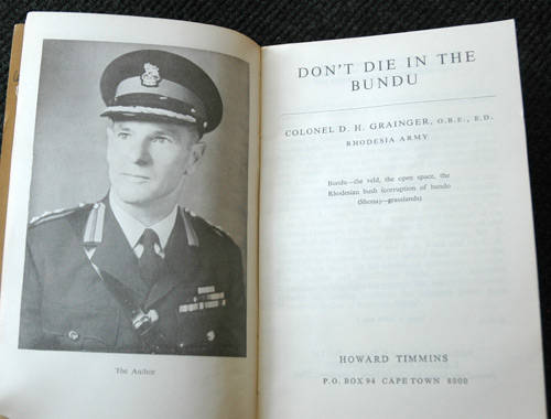 Don't Die in the Bundu -- Col. D.H. Grainger