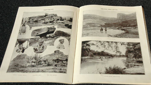 South African Scenery Victoria Falls and Native Life