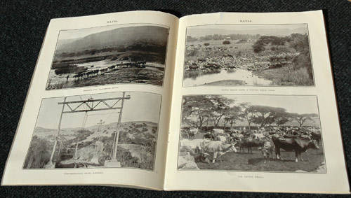 South African Scenery Victoria Falls and Native Life