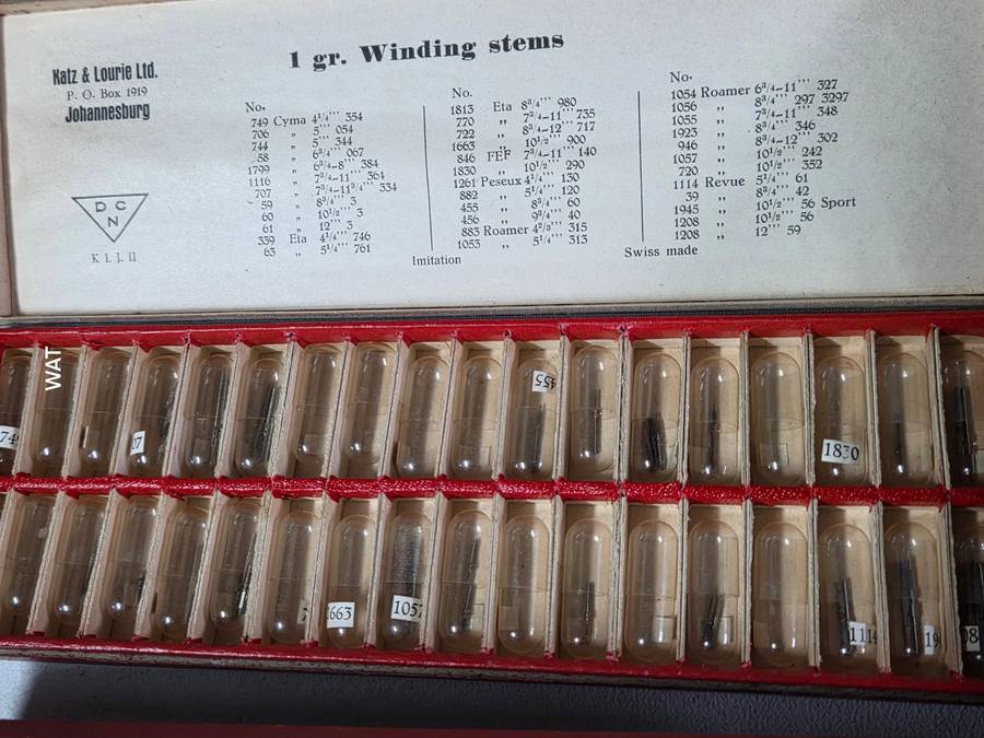 NOS Stems, Cyma, ET, Omega, Perseux, FHF, Oris, AS, MST, Revue, EB, EBOSA