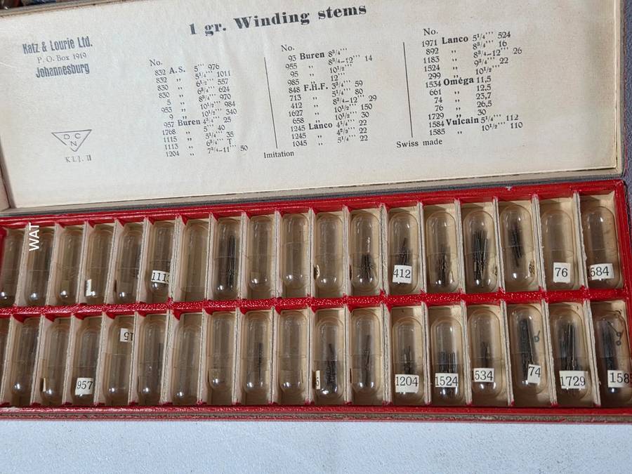 NOS Stems, Cyma, ET, Omega, Perseux, FHF, Oris, AS, MST, Revue, EB, EBOSA