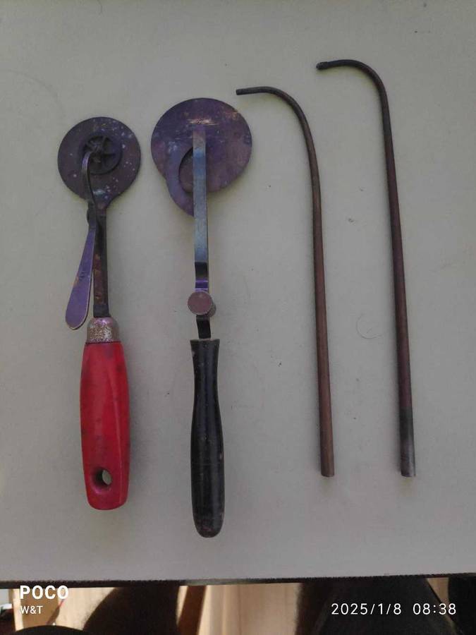 Vintage Pallet setting and bluing tools