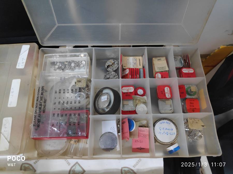 Mixed Lot of watch parts ORIS/CYMA/AS/Certina/Durowe
