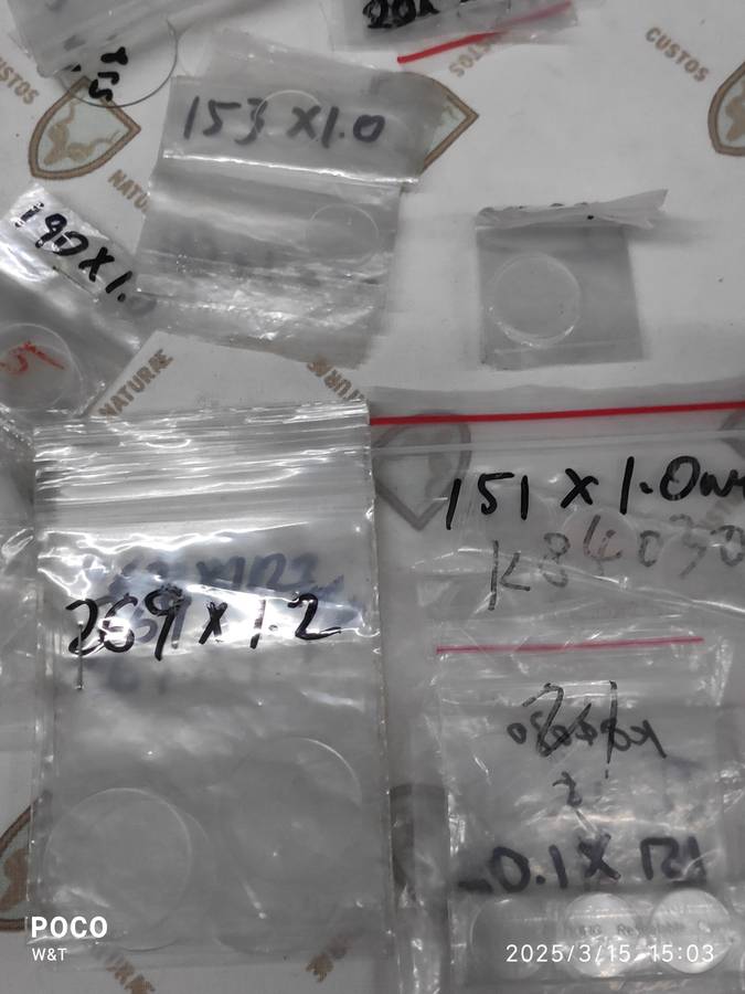 New Mixed Mineral Watch Glass