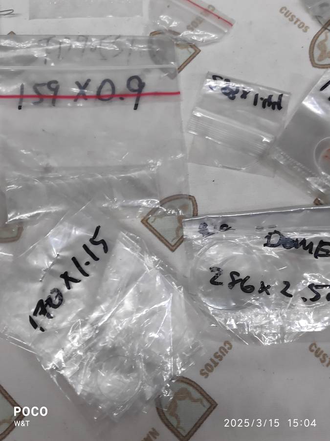 New Mixed Mineral Watch Glass