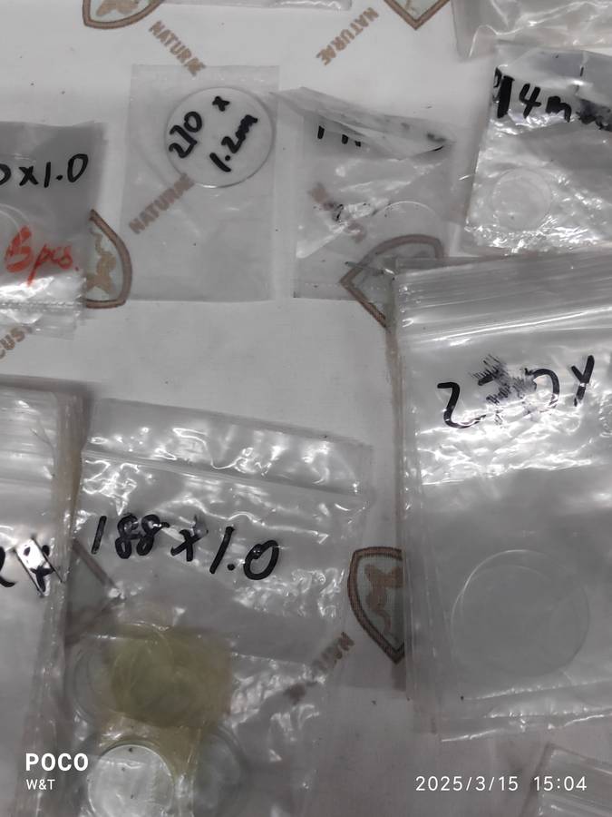 New Mixed Mineral Watch Glass