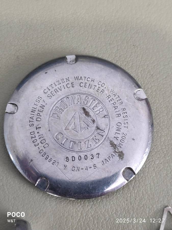 Citizen Promaster D203-089821 for parts