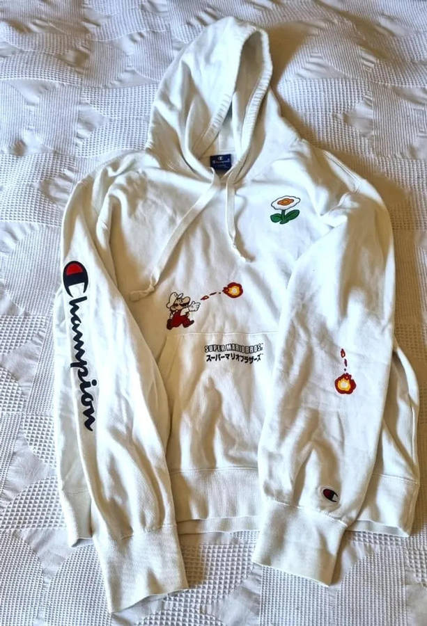 Limited Edition Champion Super Mario Hoodie - 100% Authentic