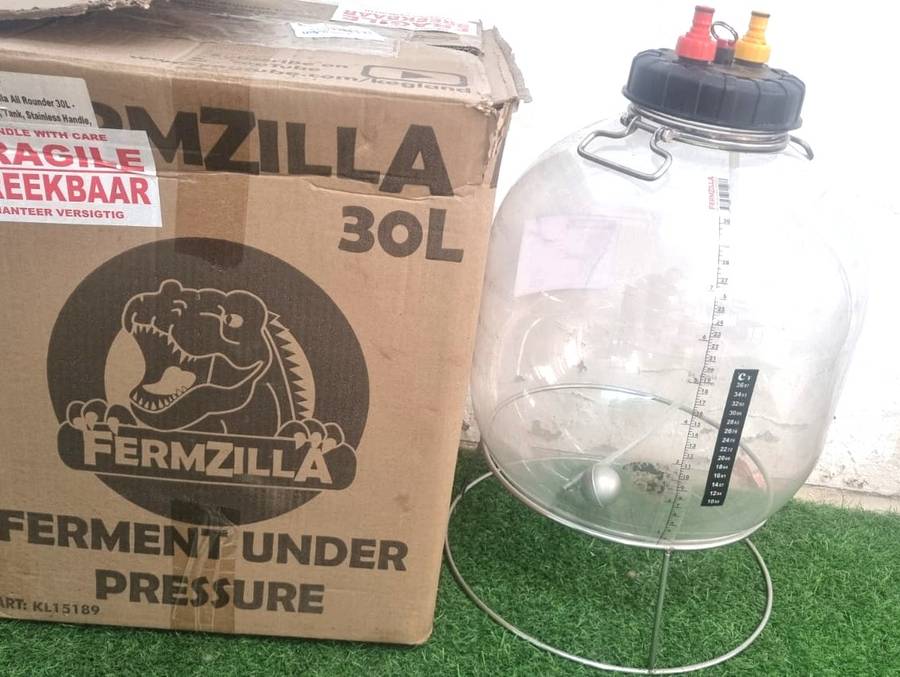 FermZilla 30L All Rounder  Pressure Rated Keg/Fermenter  NOW WITH STAINLESS HANDLE