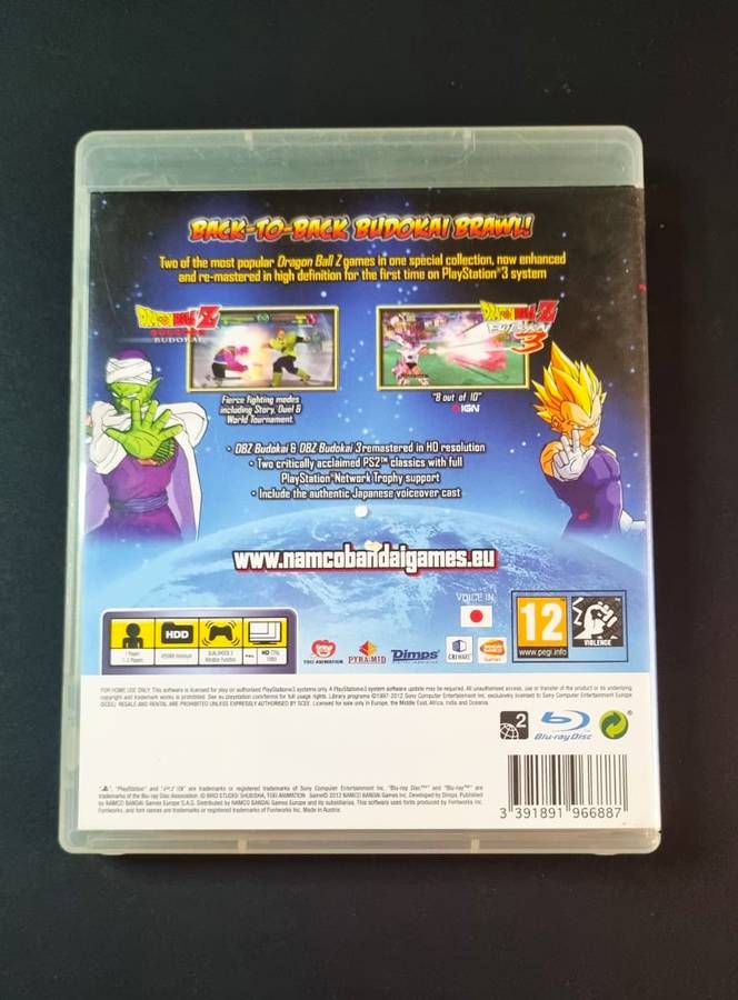 RARE DRAGON BALL Z BUDOKAI COLLECTION PS3