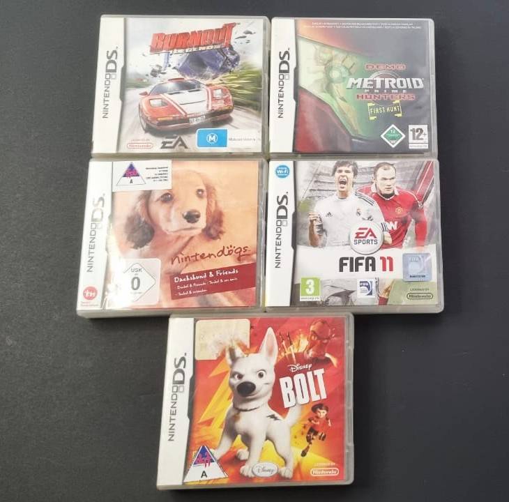 5 Game Nintendo DS Bundle