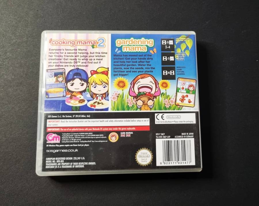 Rare Cooking Mama Combo Pack Nintendo Ds
