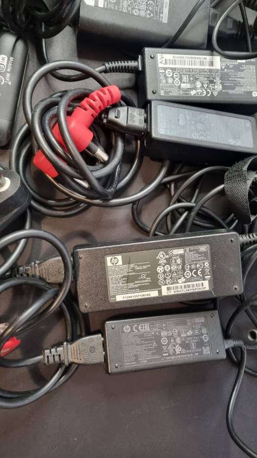 Huge lot of original HP Laptop chargers