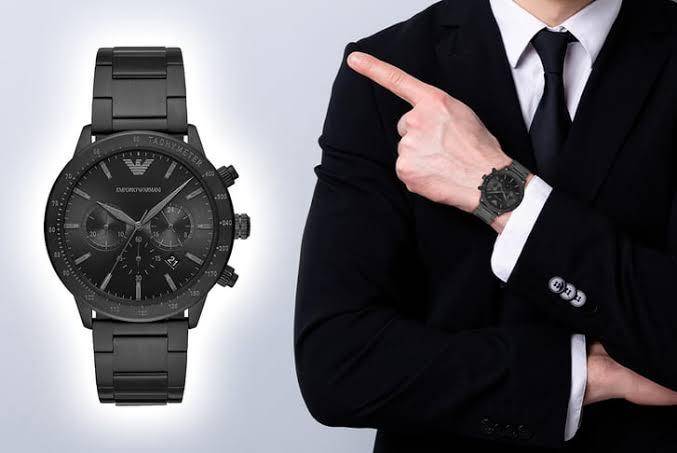 Emporio Armani Mario Chronograph Watch AR11242 for Men ## Brand New ##