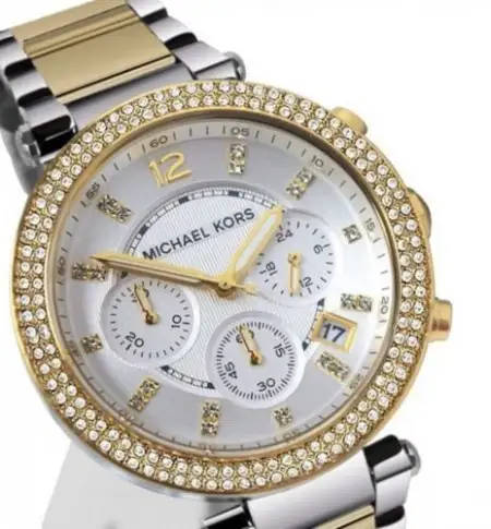 LADIES MICHAEL KORS PARKER GLITZ TWO TONE WATCH MK5626 ##BRAND NEW##