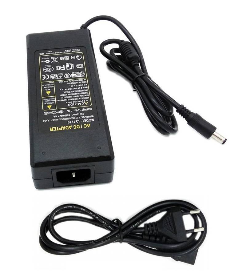 12V AC/DC Power Adapter, Power Supply, Transformer. Waterproof 10A 12V 120W. Collections Are Allowed