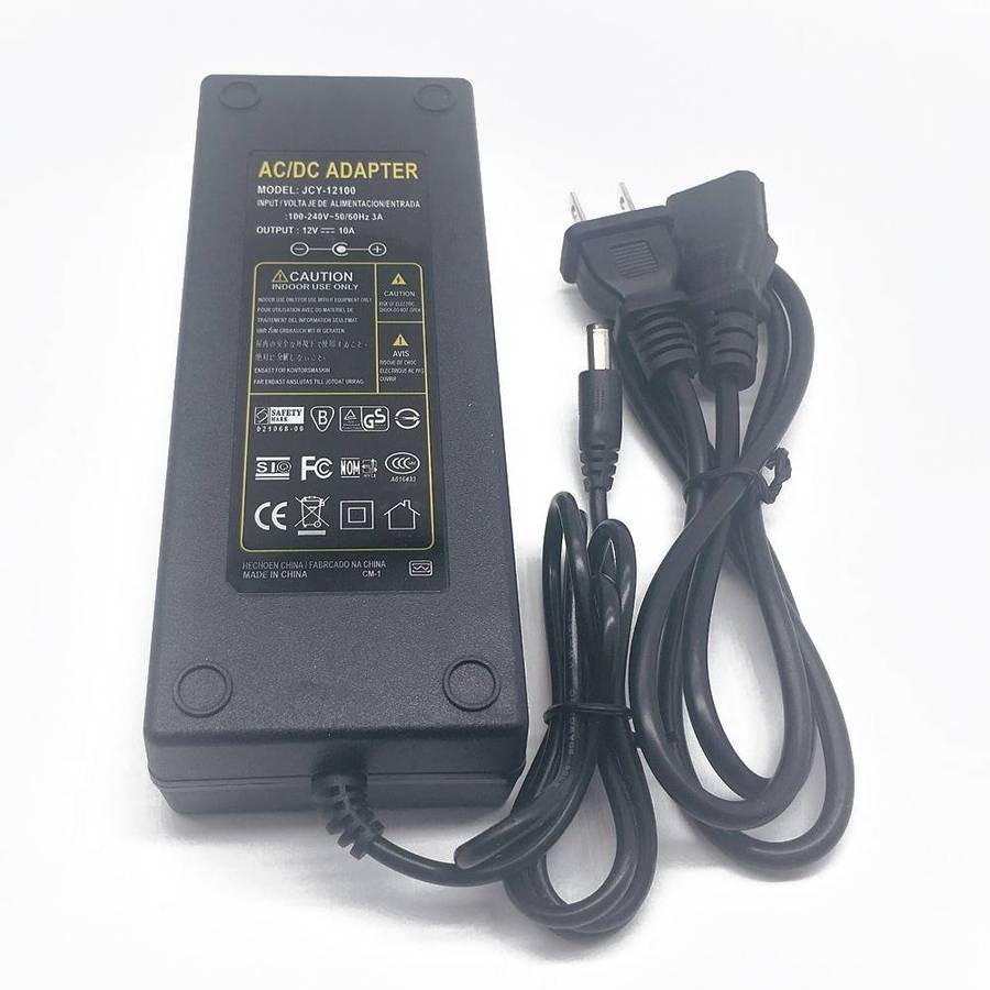 12V AC/DC Power Adapter, Power Supply, Transformer. Waterproof 10A 12V 120W. Collections Are Allowed